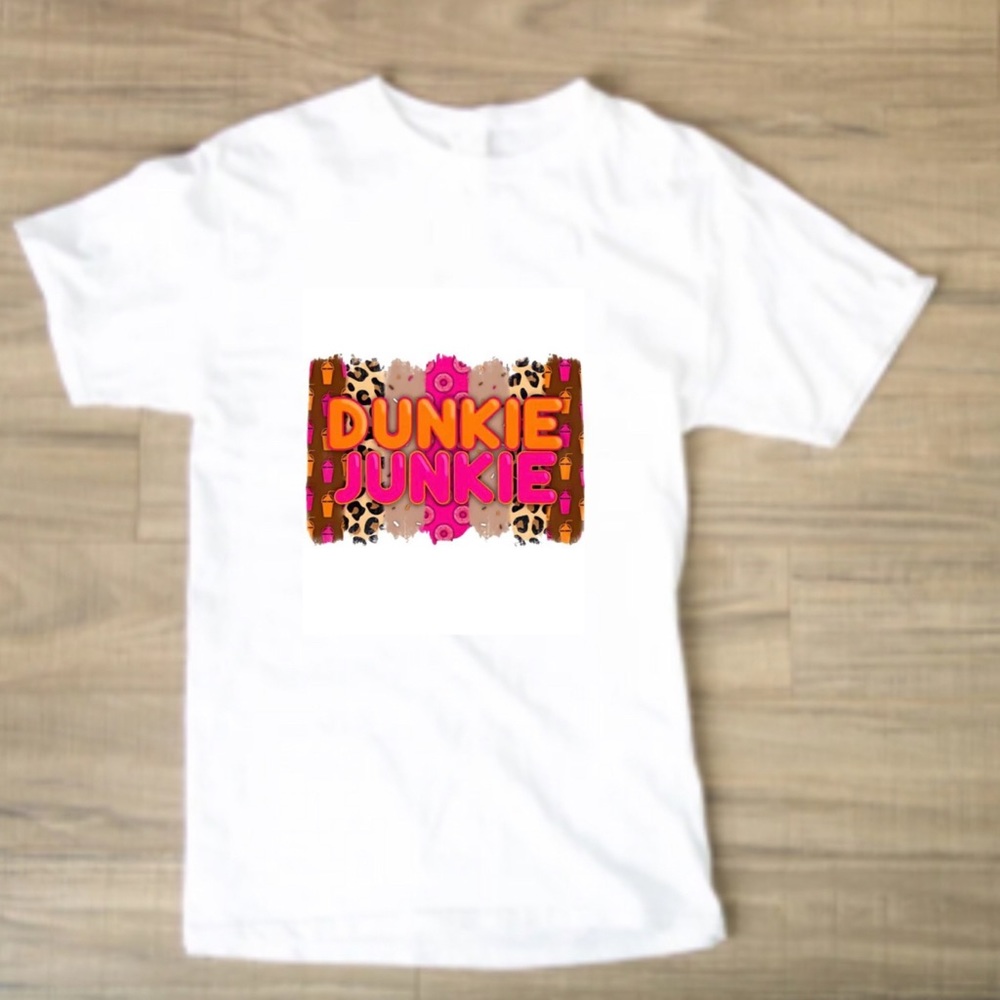 Dunkin Junkie woman’s tee